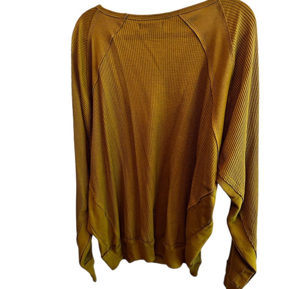 NWT Army Green Free People Ribbed Top - Picture 2 of 5